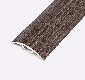 Порог (стык) Русский профиль  разноуровневый ламинированный с дюб, 30*900 мм, Палисандр